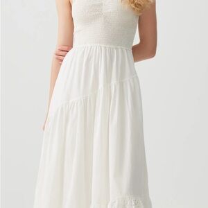 Smocked Tiered Maxi Dress